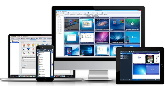 Classroom Spy Pro showing live student computer screens in the teacher console